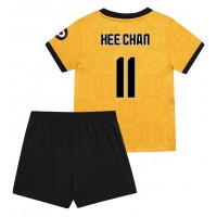 Wolves Hee-chan Hwang #11 Domáci Detský futbalový dres 2025-26 Krátky Rukáv (+ trenírky)